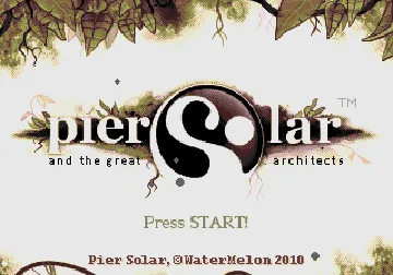 Pier Solar and the Great Architects (World) (En,Fr,De) (Rev A) (Unl) screen shot title